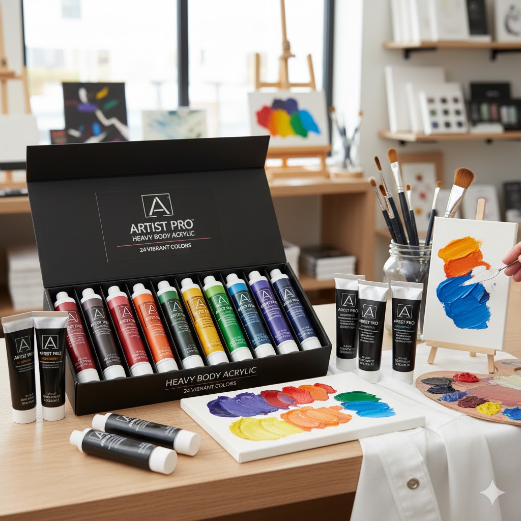 Acrylic Paint Collection - Professional heavy body acrylic paints